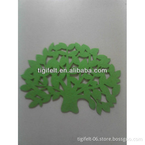 Newest Style Laser Cut Felt Coaster